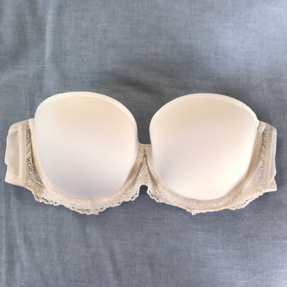 ThirdLove Classic Lace Strapless Bra 36B